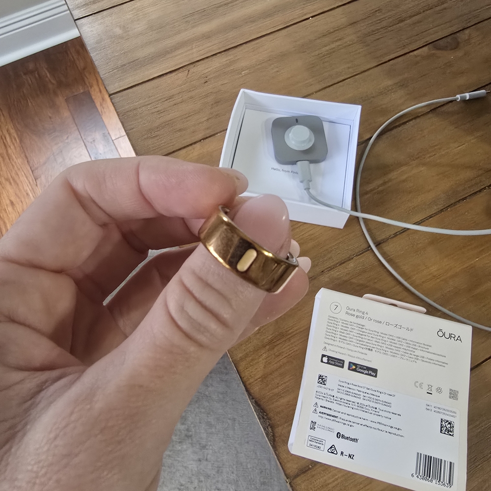 Oura Ring in Elegant Rose Gold. Gen 4 Size 7